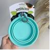 Buy cheap BB Green Outdoor Collapsible Silicone Dog Water Bowl For Walking Hiking Traveling from wholesalers