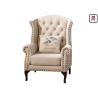 Buy cheap American Style Classical Single Sofa Chair High Back Leather Chair For Bar / Hotel from wholesalers