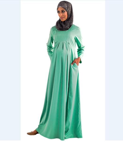 Buy cheap China factory custom long sleeves Pleated Maternity wear islam dress muslim from wholesalers