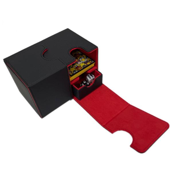 Buy cheap Sports Tcg Double deck card box Holder 160+ PU Leather For Collectible from wholesalers