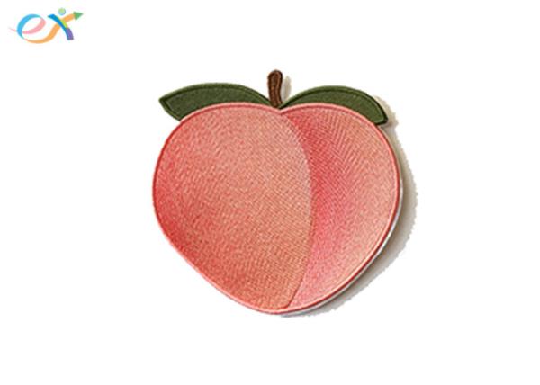 Buy cheap Diy Emoji Iron On Embroidered Patches Jeans Jacket Pink Peace Twill Background from wholesalers