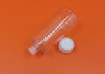 Transparent Plastic Cosmetic Bottles Skin Fresher With White Cap 200ml 350ml