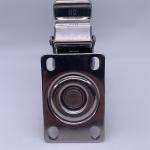 100mm Soft Rubber Stainless Lockable Caster Wheels