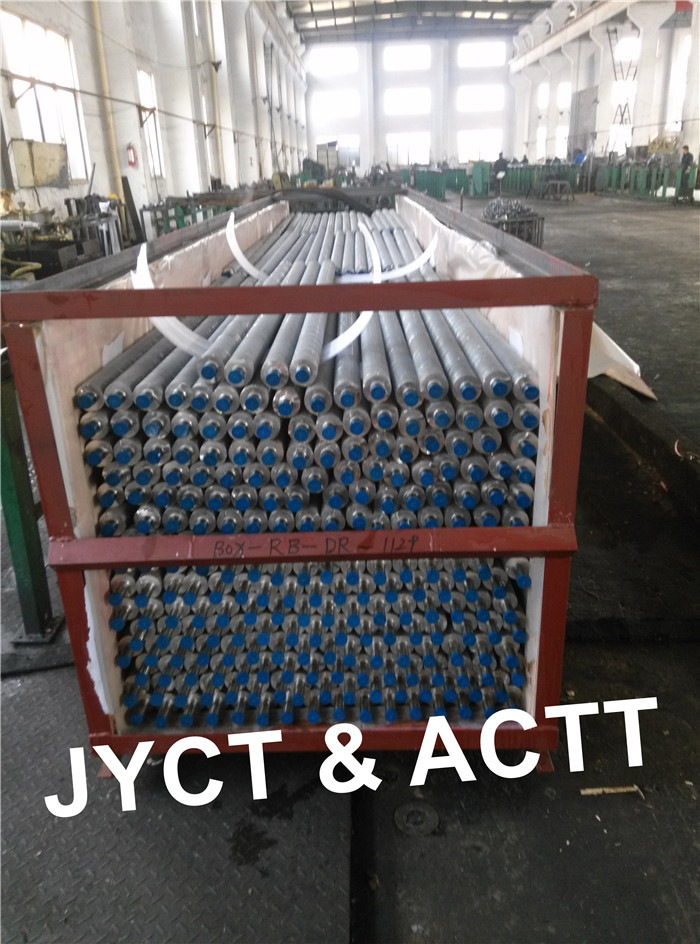 Extruded Spiral Aluminium Finned Tubes , L Type Wrapped Fin Tube High Efficient