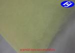 Yellow Aramid Fiber Fabric Para Aramid Fiber Veil Kevlar Non Woven Tissue