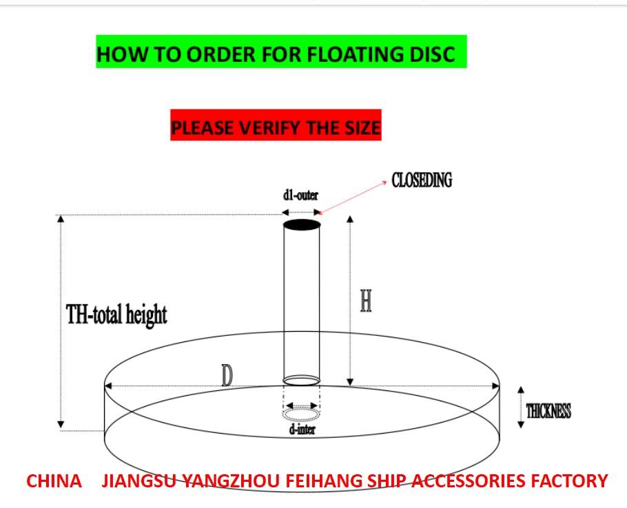 Air Vent Head Floater Model-533HFB-150A Stainless Steel Floating Disk For Air Vent Head
