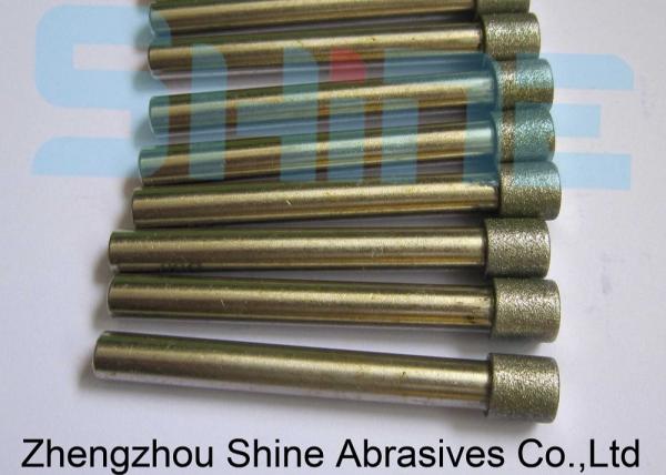 Buy cheap Internal Cbn Diamond Grinding Pins 10mm Shank Electroplated Diamond Tools from wholesalers