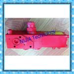 Red Hyva Dump Truck Valve 14767322 Mounted In Line On Oil Tank Single Pressure
