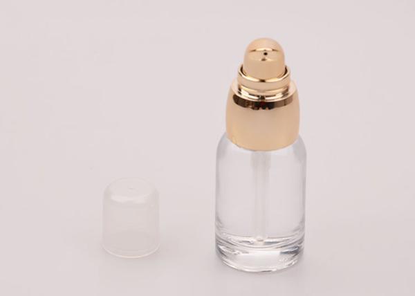 Buy cheap 18/400 20ml Empty Glass Foundation Bottle Non Spill Airless from wholesalers