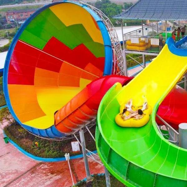 Buy cheap Super Trumpet Water Park Slide with Pool for Adult from wholesalers