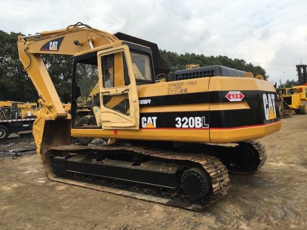 Buy cheap Cat 320bl Used Wheel Excavator / Used Cat Mini Excavator 1.2m3 Bucket from wholesalers
