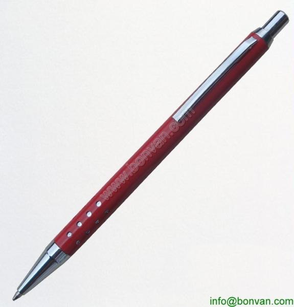 Buy cheap new style high quality promotion click metal ballpoint pen,24 hole metal pen from wholesalers