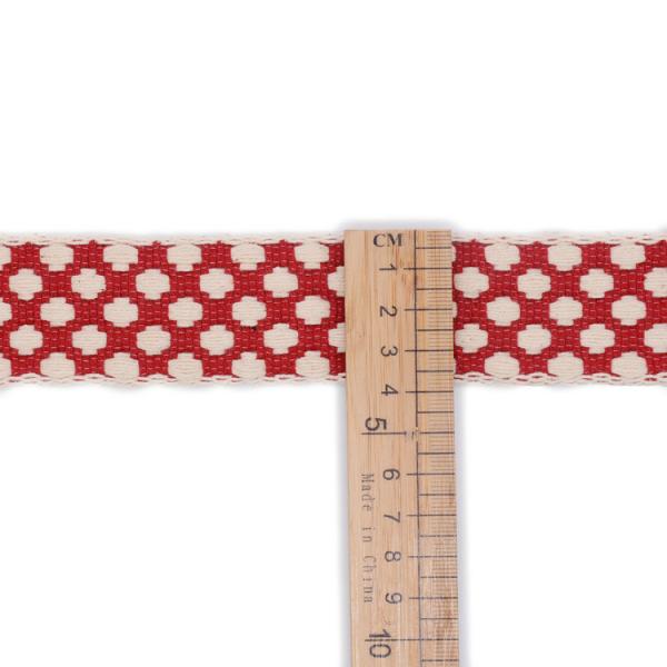 Buy cheap 3.5cm Red Color Polyester Webbing Tape For Bags from wholesalers