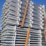 Hot Dip Galvanized Steel Scaffolding Parts Tray Buckle Feet Adjustable 40*2.0