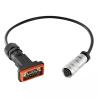 Buy cheap IP67 IP68 8 / 9 / 15 Pin D SUB Waterproof Connector Panel Molded Female Male Connector from wholesalers