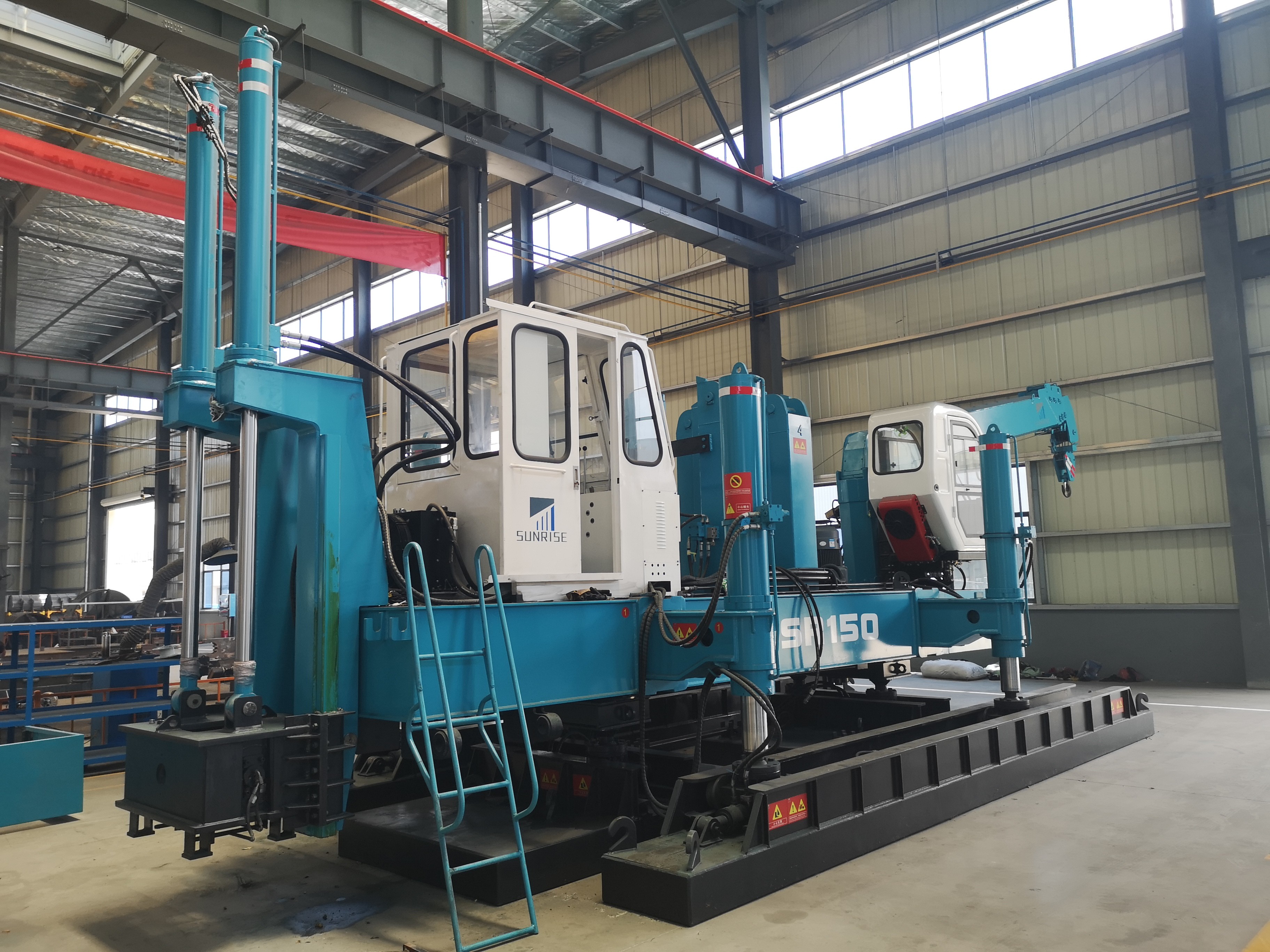 Hydraulic Static Pile Press for Metal Construction Maximum Hoisting Length 14m JZSR15