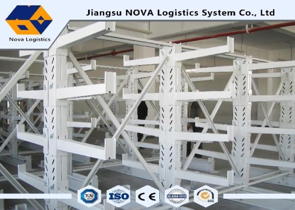 Buy cheap Durable Double Sided Cantilever Steel Rack Plastic Powder Coating For Warehouse from wholesalers