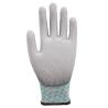Buy cheap 4X42E13 Gauge PU Palm Industrial Gloves Polyester Liner Wear Resistant Construction Gloves from wholesalers
