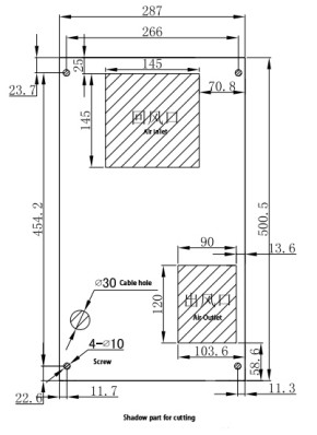 IP34 R134A CNC Machine Air Conditioner , Indoor Enclosure Cooling Unit