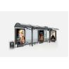 Buy cheap Neutral Color Stainless Steel Bus Stop / Stainless Steel Bus Station Safety Material from wholesalers