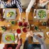 Buy cheap Square 12 Inch Disposable Dinner Plates For Wedding from wholesalers