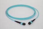 12 Fibers MPO Fiber Optic Cable Multimode , 1310 Nm / 1550 Nm MPO Trunk Cable