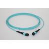 Buy cheap 12 Fibers MPO Fiber Optic Cable Multimode , 1310 Nm / 1550 Nm MPO Trunk Cable from wholesalers