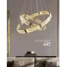 Buy cheap Led Crystal Chandelier For Living Room Creative Design Green Ring Chandelier(WH-CY-236) from wholesalers