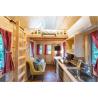 Buy cheap 2 Bedrooms Prefabricated Trailer Mobile Light Steel Wooden Tiny House On Wheels from wholesalers