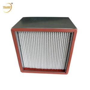 Wholesale 99.99% H13 Deep Pleated High Temp Laminar Flow HEPA Filter from china suppliers