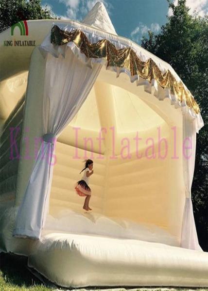 0.4mm PVC / Oxford Fabric White Inflatable Wedding Tent / Inflatable Outdoor