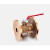 Buy cheap C84400 DN50 Two Piece Bronze Water Stop Valve with Inline Lever NPT Female from wholesalers
