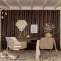Buy cheap Wooden Slats Wall MDF Wood Veneer Pet Acoustic Panel for Office Building Wall product