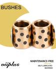 Inch Size Large Straight Bronze Graphite Plugged Bushings Extra Hardness