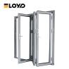 Buy cheap 96x80 Accordion Glass Sliding Doors Aluminum Stacking Doors Left Out Swing from wholesalers