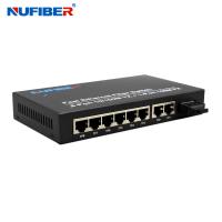 Buy cheap 10/100M 8 port rj45 1 fiber port single fiber SM 1310nm/1550nm 20km optical product