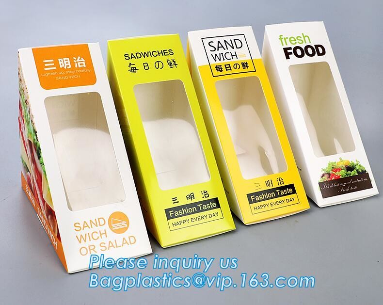 economy Cupcake Box White Window Cake Box customized Wedding Cake Box,6inch in stock PET Plastic Clear birthday Cake Box