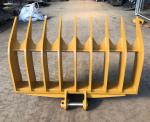 Steel Casting Mini Digger Rake Bucket , Excavator Scoop Rake For Cat320 PC200
