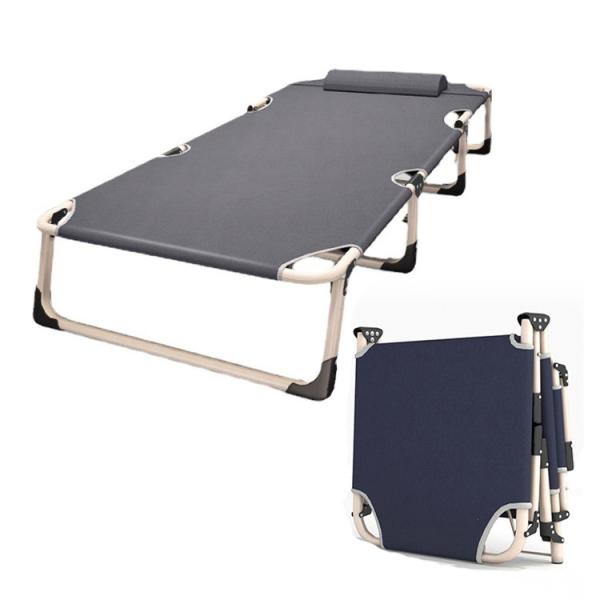 Outdoor Home Office Folding Camp Cot for Park Folded Yes Portable Beach Bed