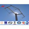 Buy cheap Round HDG 10m 5KN Steel Electrical Utility Poles For Overhead Transmission Line from wholesalers