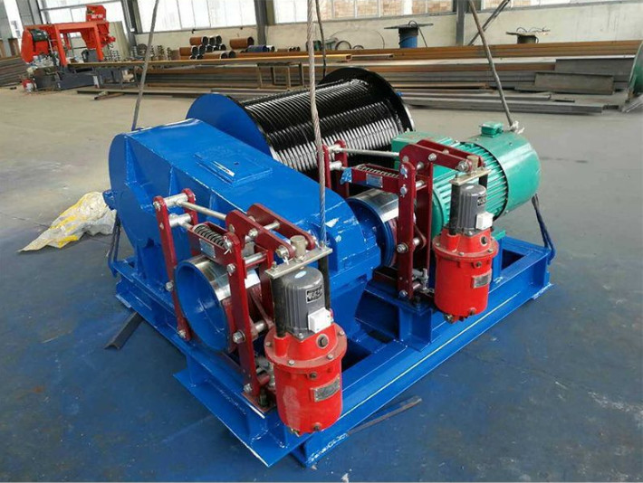 Customized Heavy Duty Electric Winch 10T 20T 30T Single / Double Drum Good Stability
