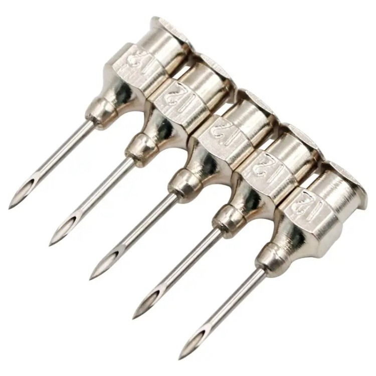 16G 18G Steel Veterinary Hypodermic Needles Disposable Use