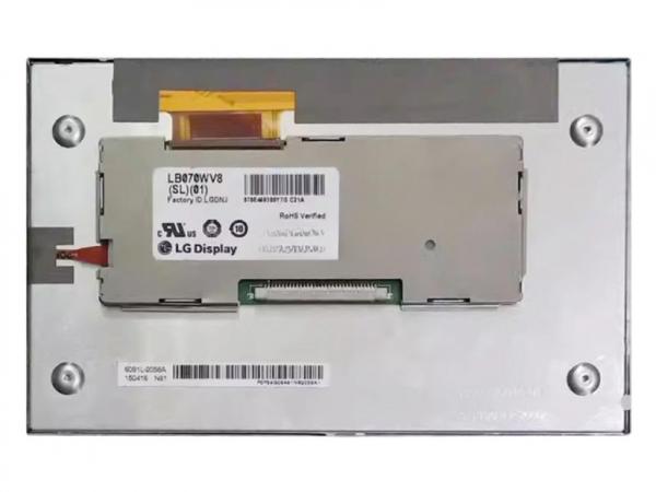Buy cheap LB070WV8-SL01 LG DISPLAY 7" 800(RGB)×480, WVGA 133PPI ，450 cd/m² INDUSTRIAL LCD DISPLAY from wholesalers