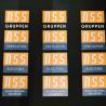Buy cheap Company Screen Printing Logo Customized Iron On Transfers For Clothing Pocket Size Pack from wholesalers