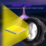 Circle Style 2 LED White Yellow Exclusive Patent Motorcycle LED Spotlight 3600lm