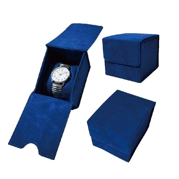 Buy cheap Special Blue Suede Luxury Watch Display from wholesalers