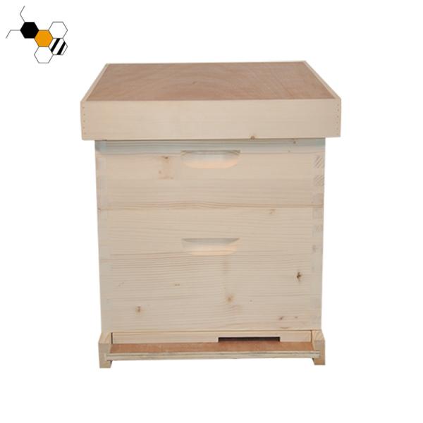 Buy cheap Modular 10 Frames Langstroth Pine Wood Beehive 4 Layers from wholesalers