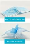 Breathable Disposable Surgical Mask , Waterproof 3 Ply Non Woven Face Mask