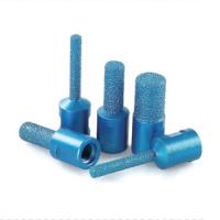 Buy cheap Vacuum Brazed Diamond Finger Milling Bits 6-75mm 40# 45# 50# 60#Steel product