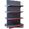 Buy cheap Gondola metallic shelves double-sided gondola shelving for supermarket from wholesalers